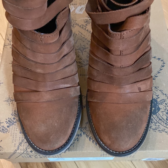 Free People Distressed Strappy Boot - Picture 7 of 8